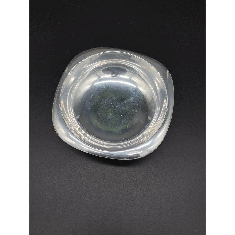 Vintage Nambe Silver Tone Decorative Bowl, Metal Alloy Decor Bowl #8283, Rare